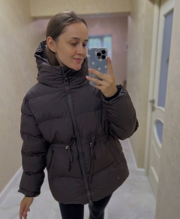 куртка зимова шоколадна