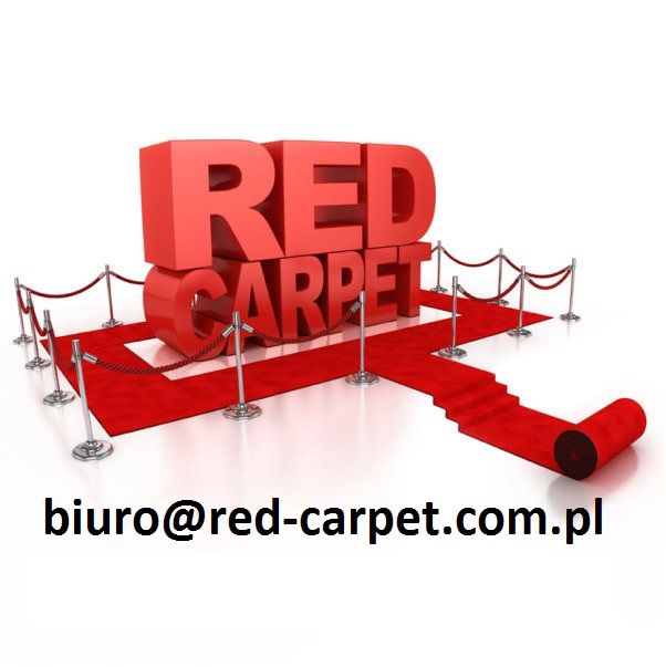 Wykładzina Dywanowa  chodnik  do ślubu welur czerwień meksykańska