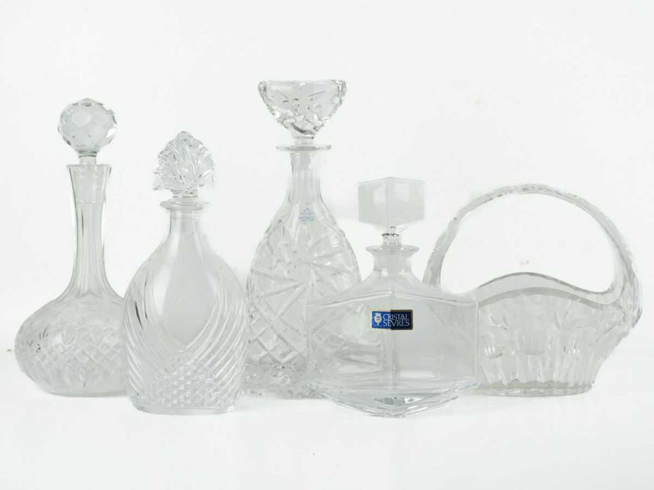 Garrafa em cristal doublé