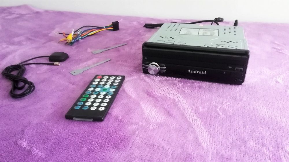 Rádio 1DIN - 7" touch - sistema ANDROID