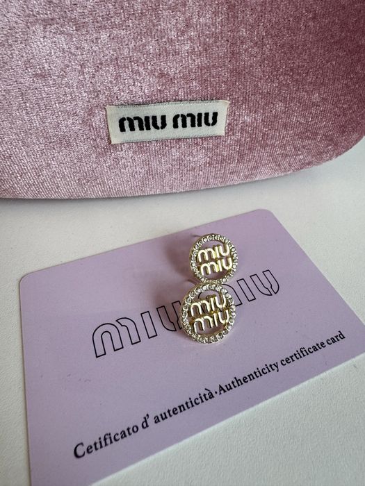 Kolczyki Miu Miu premium