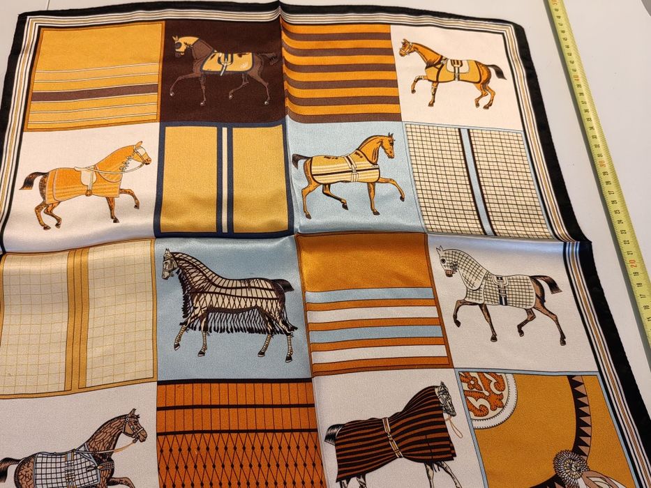 Apaszka jedwabna chusta 100% jedwab