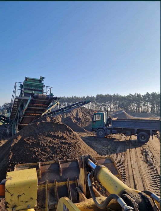 Piasek pod kostkę siany płukany zasypkę fundamenty TRANSPORT OD 1 TONY