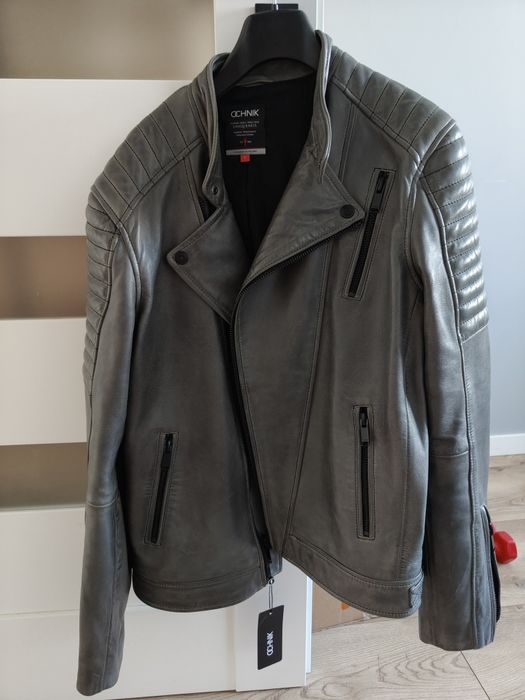 Kurtka skórzana Ramoneska Ochnik skóra naturalna