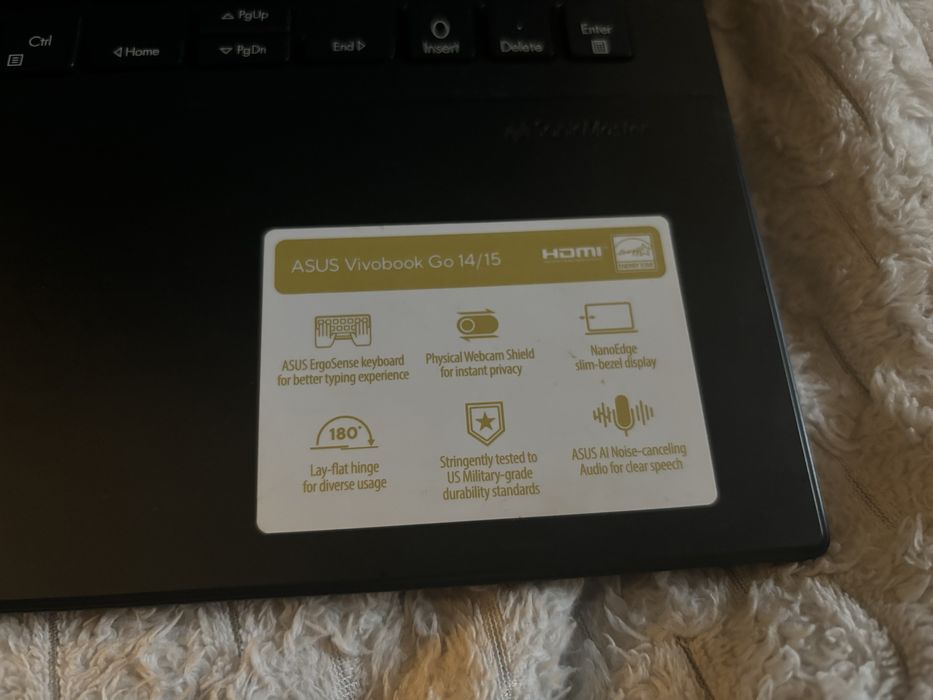 ASUS VivoBook Go 14/15 – stan idealny, jak nowy, komplet