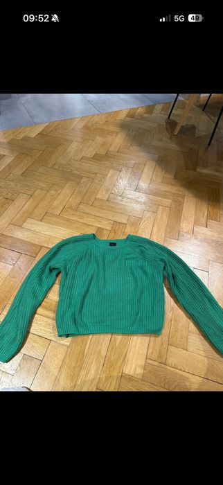 Sweter zielony sinsay