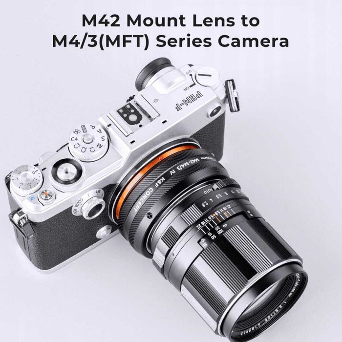 Adapter M42 Micro 4/3 m4/3 Lumix Olympus K&F Concept PRO IV plus klucz