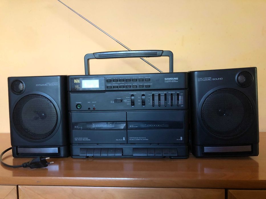 Radio Boombox cyfrowe FM stereo  Samsung PD-790 z magnetofonem kasetow