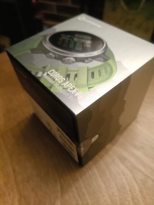 nowy 100% COROS APEX PRO Tytan SZAFIR zegarek treningowy GPS , mapy,