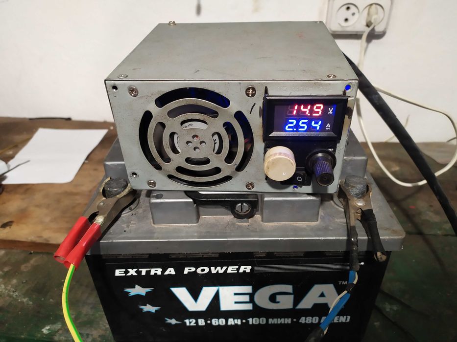 Импульсное зарядное для АКБ 12 вольт