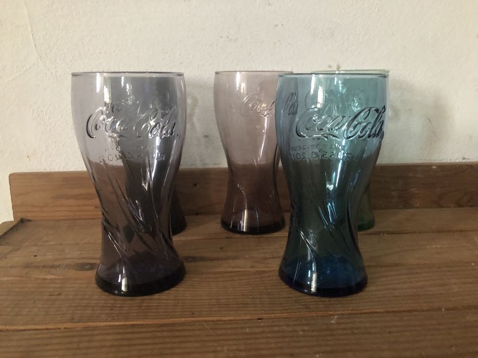 6 copos vidro Coca Cola fifa 2018 e outro