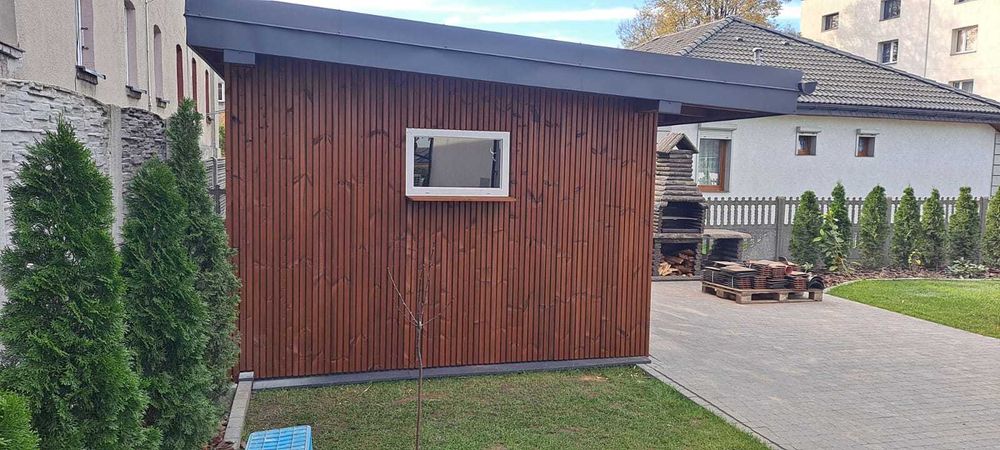 Deska elewacyjna Potrójny Romb z Thermo Sosny + TRANSPORT