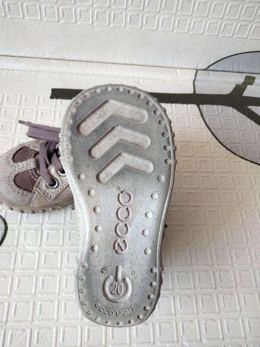 Черевички на дівчинку шкіряні ecco 20 розмір