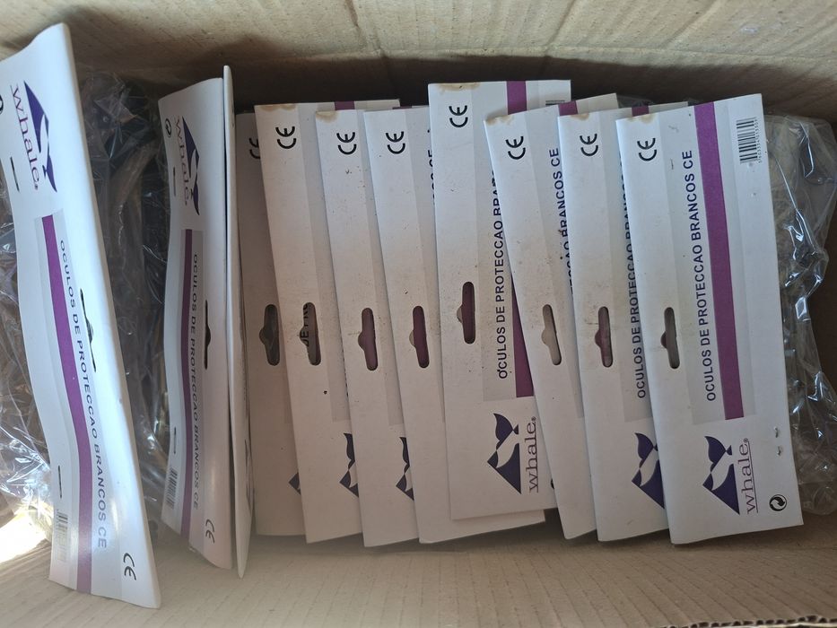 Óculos de Proteção Transparentes CE Whale (Novos na Embalagem)