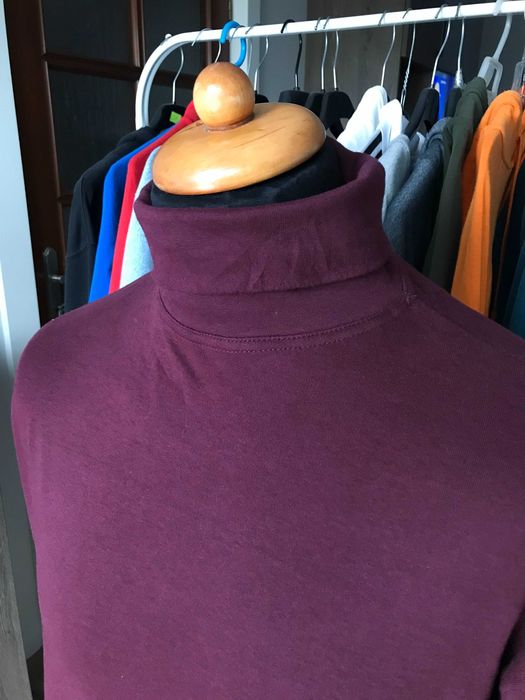 Piękny bordowy golf James Pringle rozm. L