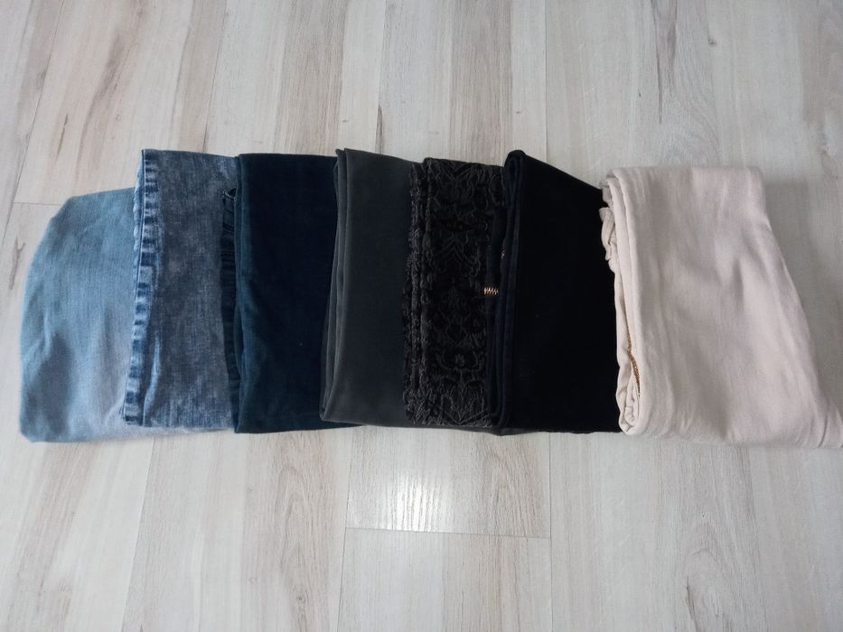Spodnie jasne damskie H&M  S/36 + reszta par gratis