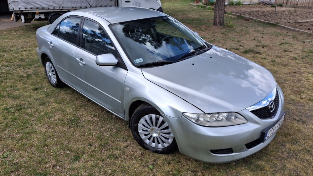 2003 r. MAZDA 6 benzyna 1.8 HAK  KLIMA sprawna