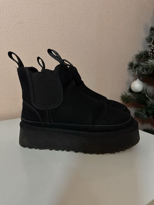 Угги зимові чорні