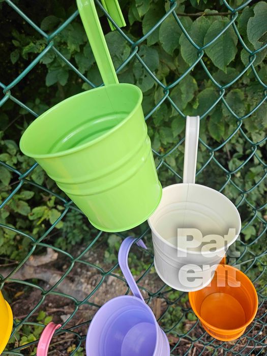 Doniczki kolorowe 10 sztuk na rośliny wiaty do ogrodu na balkon taras