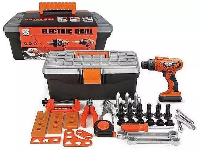 Wiertarka na baterie z akcesoriami w walizce. Adar