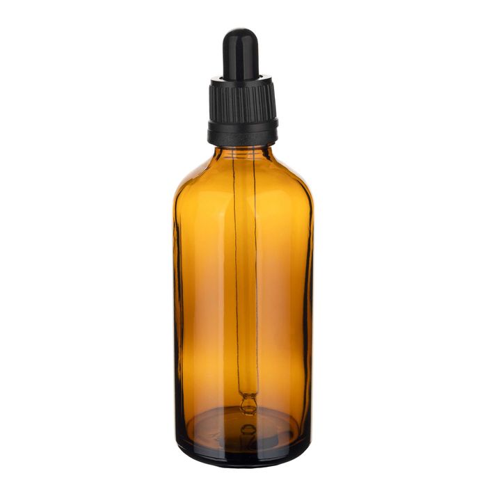 5 x Butelka szklana brąz 100 ml z pipetą ZAKRAPLACZ!