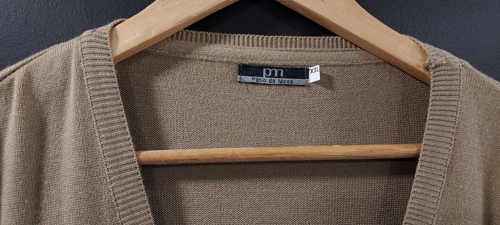 Cardigan em malha como novo XXL Homem