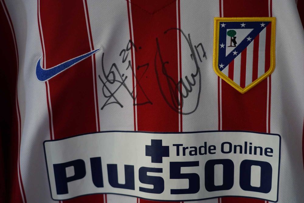 Camisola Oficial Atlético Madrid Autografada