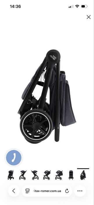прогулянкова коляска britax romer