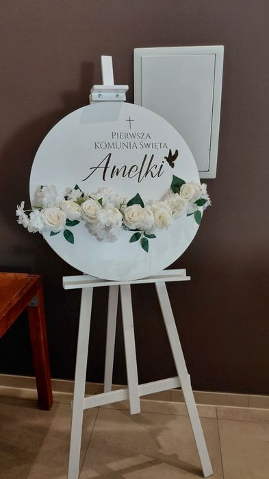 Tablica I komunia święta Amelki