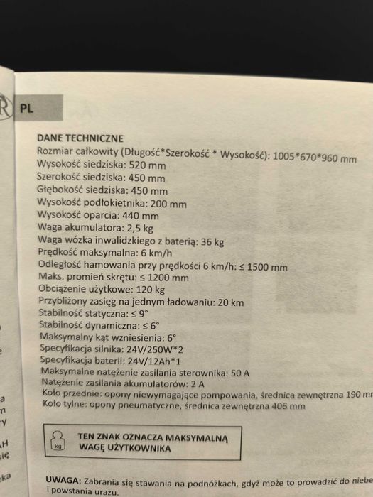 Wózek inwalidzki elektryczny