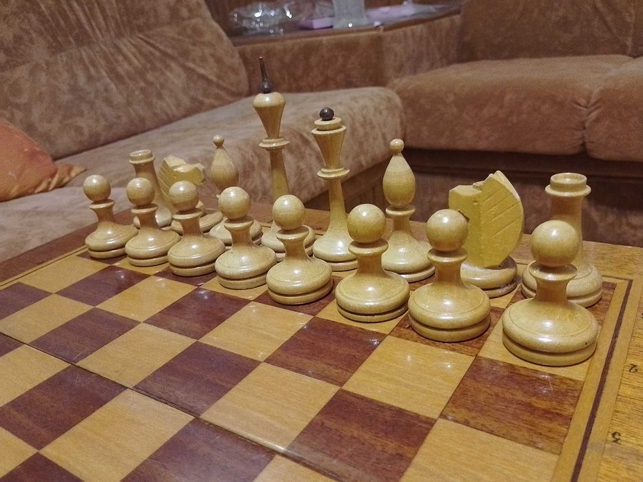 Шахматы большие дерево СССР