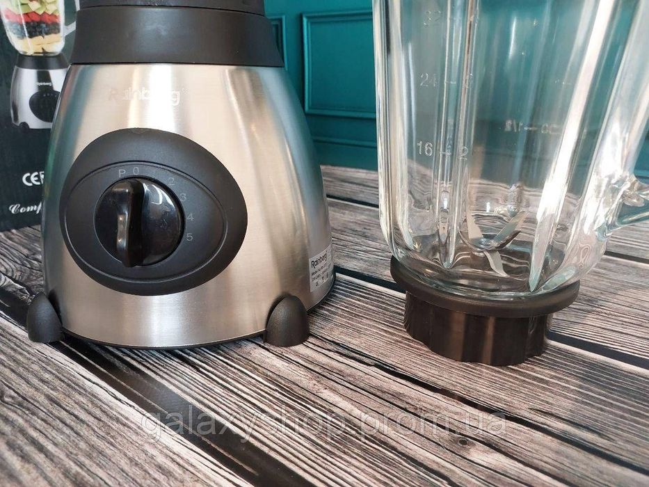 Німецький блендер-кавомолка 2000 Вт! Стаціонарний блендер RB-2223 1,5л