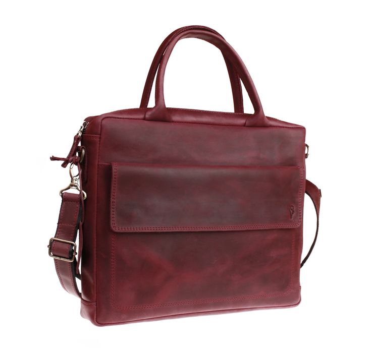 Сумка шкіряна для документів формату А4 SULLIVAN sg11(40) марсалова