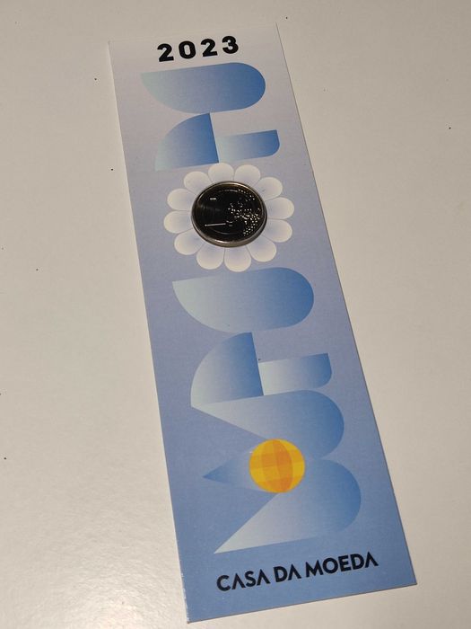 Moeda Comemorativa 1 euro Portugal 2023 FDC (Esgotada INCM)