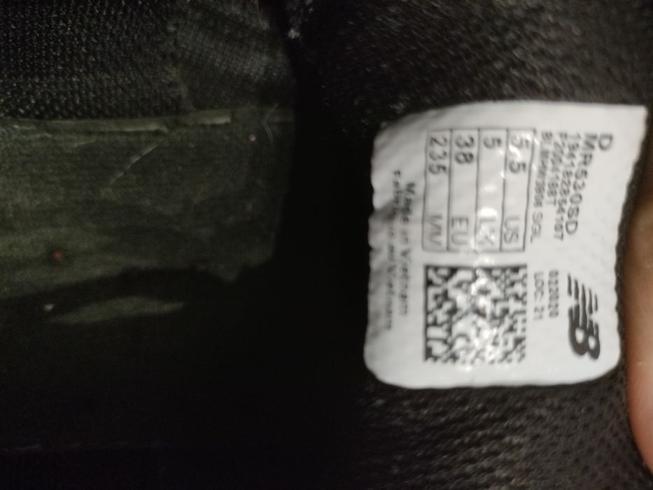 New Balance 530 czarne białe N ABZORB retro – stan bardzo dobry