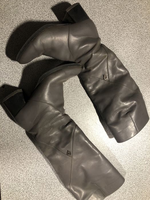 Сапожки кожаные на цегейке