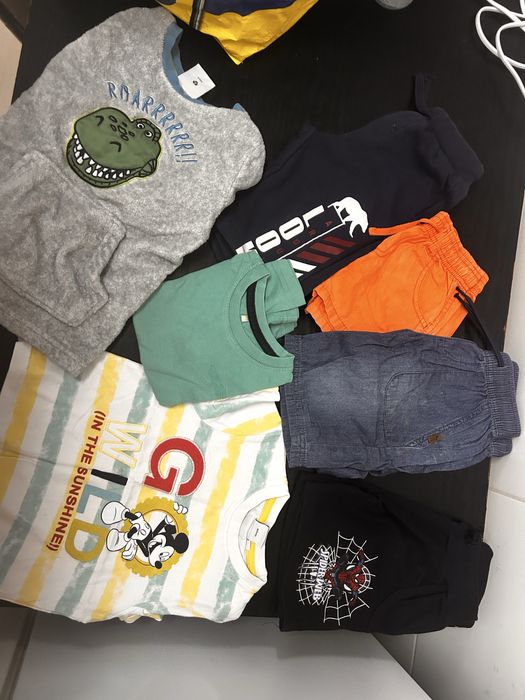 Lote de roupa menino