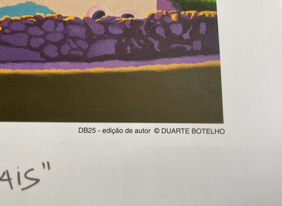 Lithograph with Frame by Duarte Botelho64584413399297122