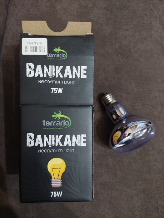 Неодимова лампочка для тераріумів, аква тераріумів 75w