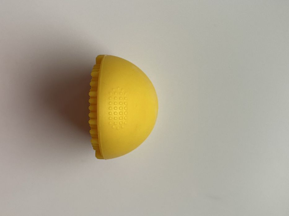 Brushegg do czyszczenia mycia pędzli żółte gumowe