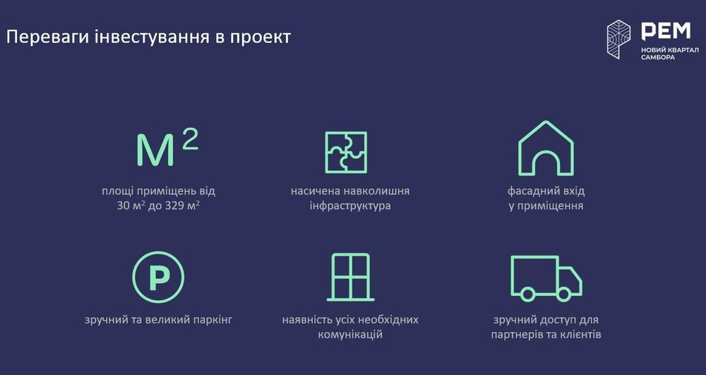 РЕМ СІТІ комерційні приміщення  109м2