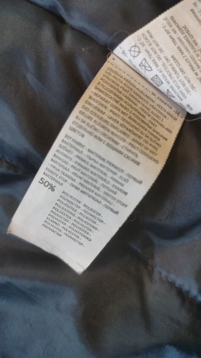Kurtka parka płaszcz damska granatowa futerko cropp