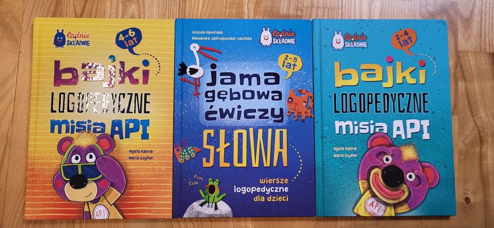 Bajki logopeddyczne Misia Api.