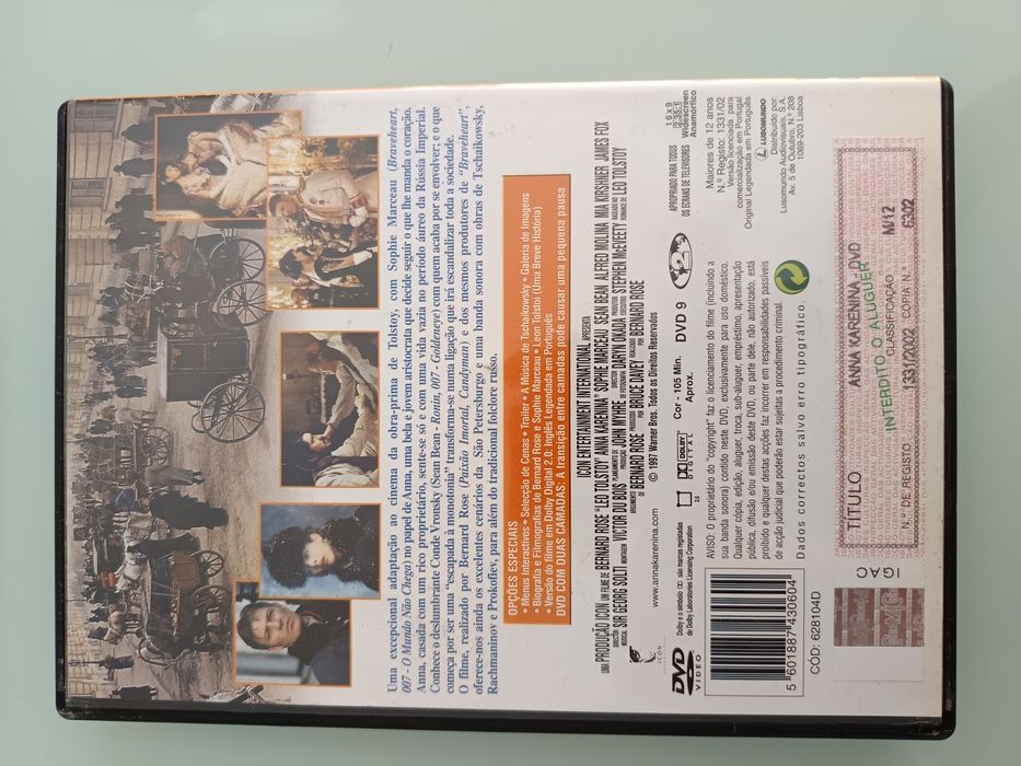DVD Ana Karenina