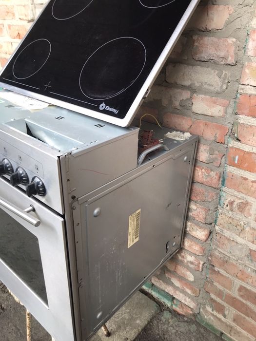 Прадом плиту духовку