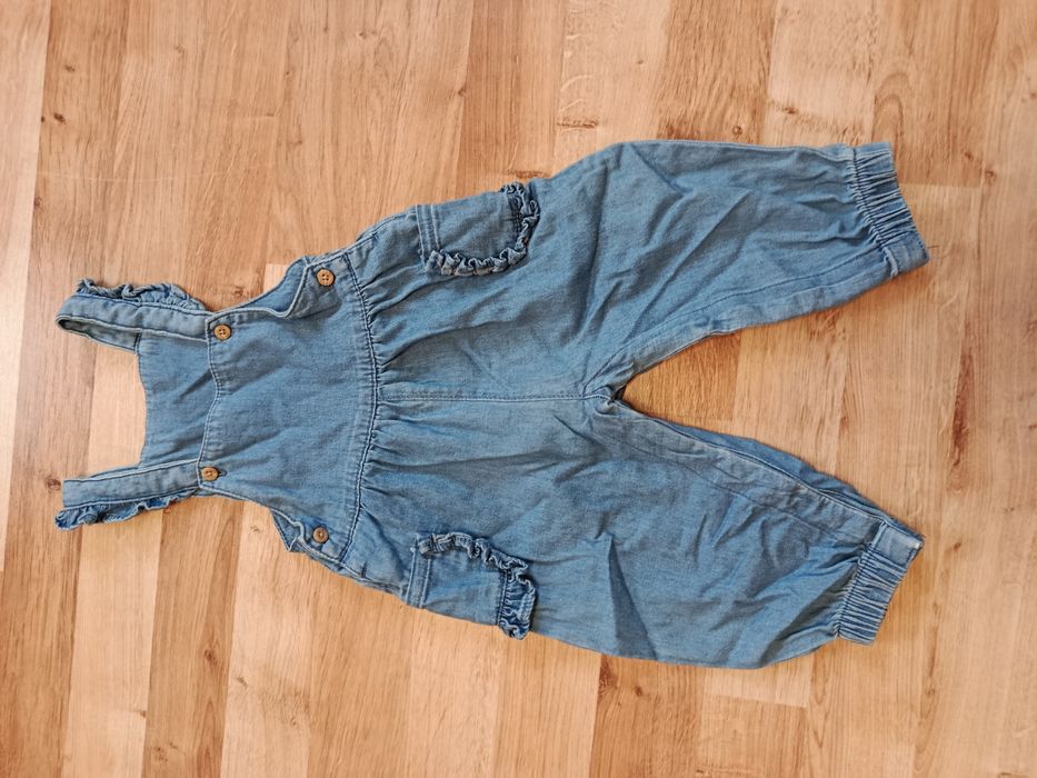 Ogrodniczki jeansowe dla dziewczynki