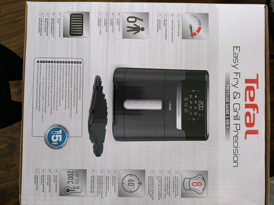 Airfryer Tefal frytkownica easy&grill precusion EY505815