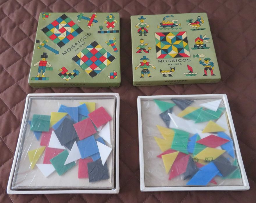 Antigo Jogo de Construção MOSAICOS (Majora)