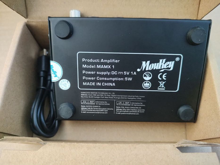 Ультра тихий 4-канальний лінійний мікшер Moukey