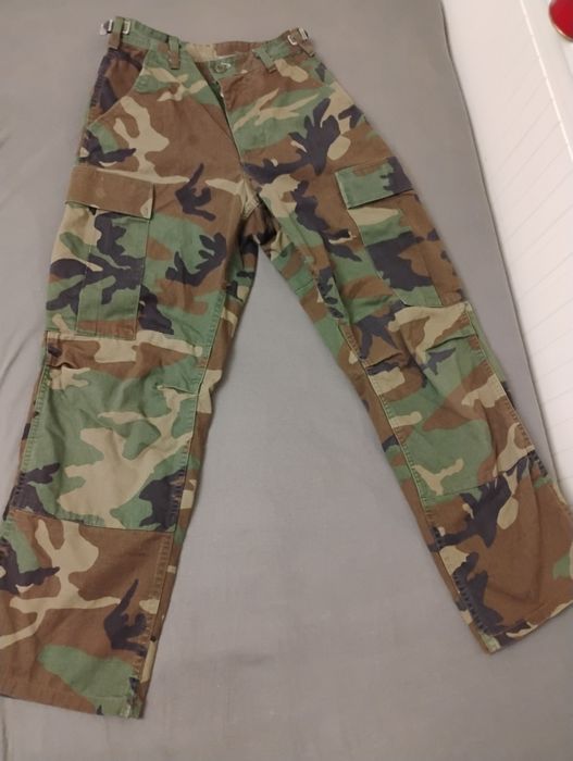 Woodland trousers combatbojowki kontrakt x-smal